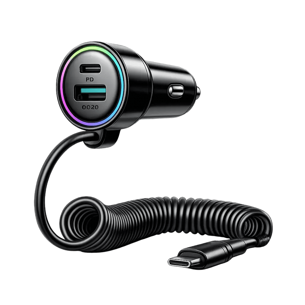 Original JOYROOM 90W 3-in-1 Auto Ladegerät mit USB-C Schnellladung
