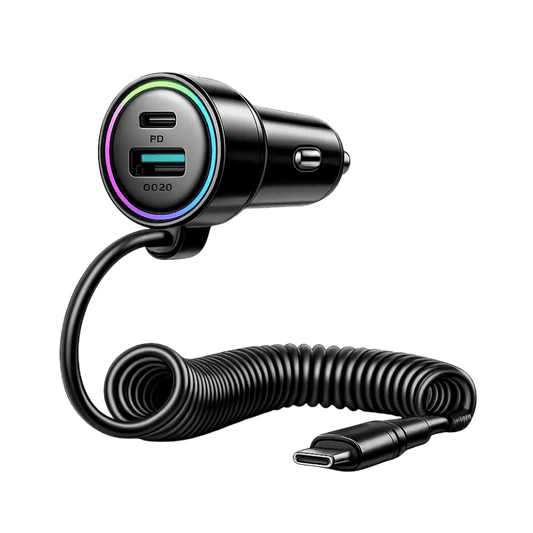 Original JOYROOM 90W 3-in-1 Auto Ladegerät mit USB-C Schnellladung