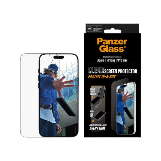 PanzerGlass Ultra-Wide FastFit Schutzglas für iPhone 17 Pro Max