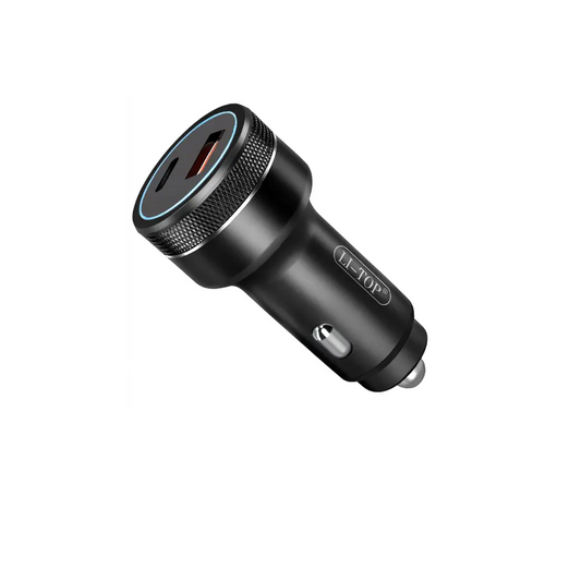 Auto Ladegerät QC33 – Schnellladeadapter mit USB-C & USB-A für maximale Ladeleistung