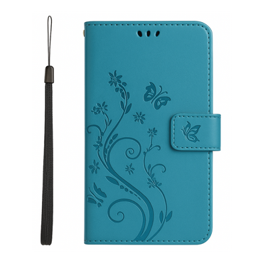 iPhone 16 Pro Hülle – Premium Wallet Case mit Kartenfach, Magnetverschluss und Handschlaufe