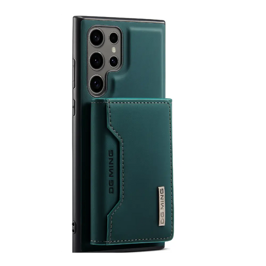 Samsung S25 Ultra Lederhülle mit Kartenfach – Stilvoller Schutz und praktische Aufbewahrung TechXpress