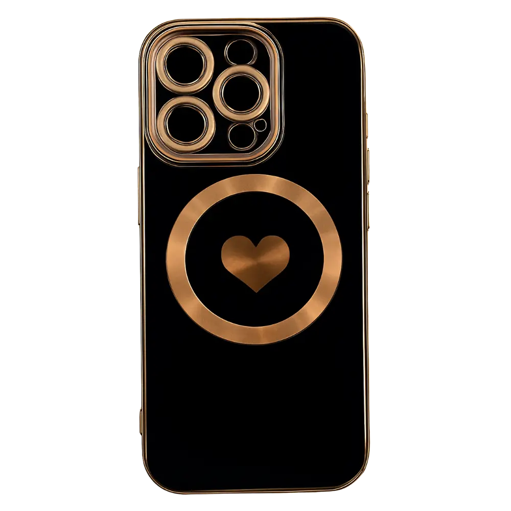 iPhone 16 Pro Max Hülle mit MagSafe Herz-Design – Premium Schutz & Eleganz