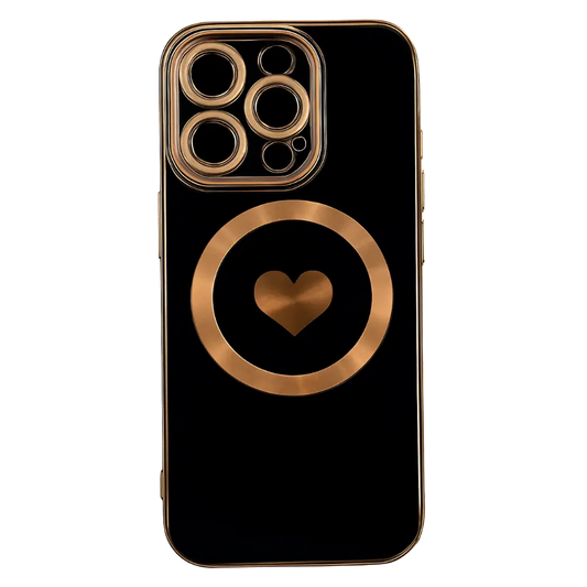 iPhone 16 Pro Hülle mit MagSafe Herz-Design – Premium Schutz & Eleganz