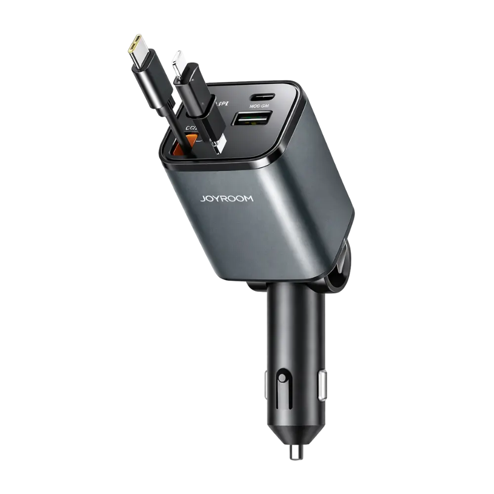 🚗 JOYROOM Auto Ladegerät mit integriertem Kabel – Schnellladen für unterwegs