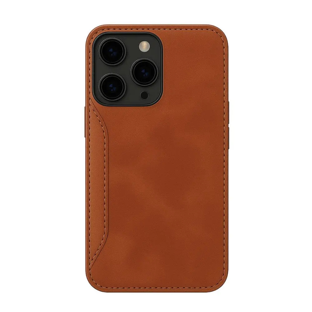 iPhone 15 Pro Max Lederhülle – Premium Wallet Case mit Kartenfach & Rundumschutz