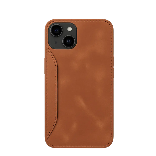 iPhone 14 Plus Lederhülle Braun – Stilvoller Premium-Schutz