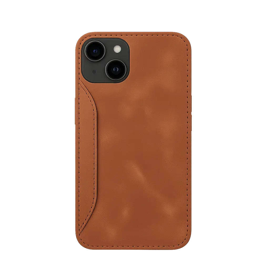 iPhone 14 Plus Lederhülle Braun – Stilvoller Premium-Schutz