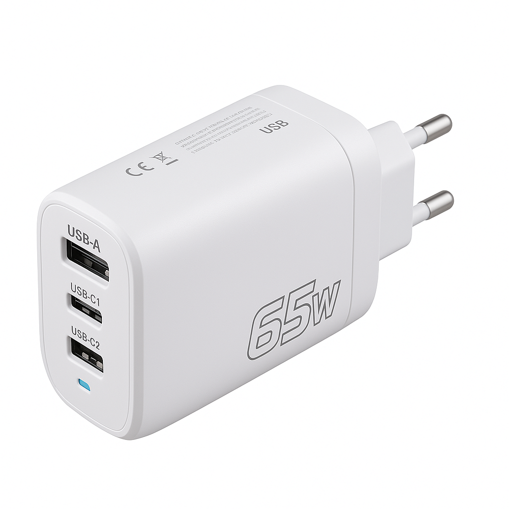 65W USB Ladegerät – Schnelllade-Netzteil mit Power Delivery & QC 3.0