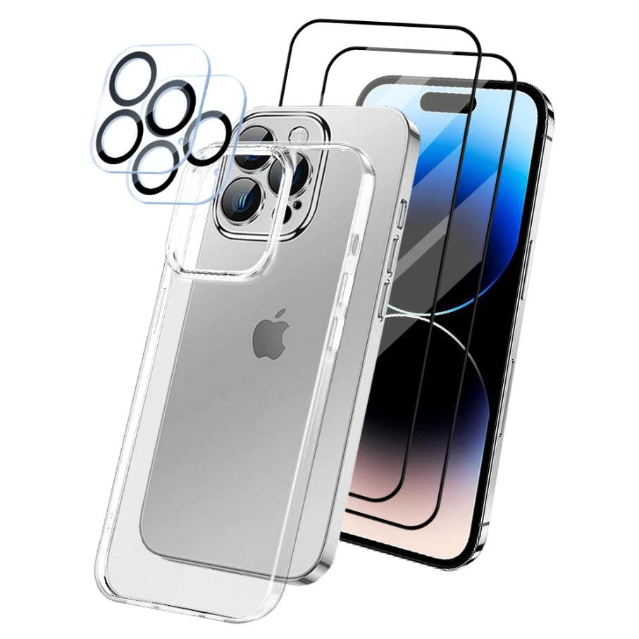 Panzerglas Schutz 3in1 Set Iphone 16 Pro Max – Perfekter Schutz für Display und Kamera