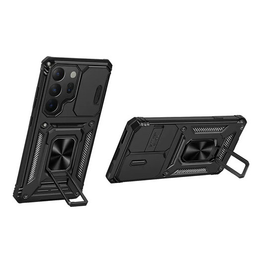 Robuste Handyhülle mit Kickstand für Samsung Galaxy S25 Ultra TechXpress