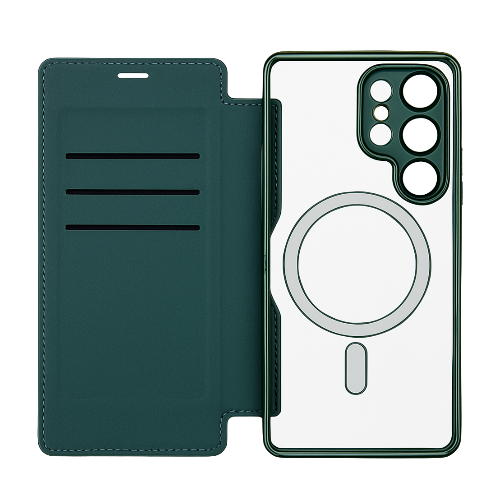 Samsung Galaxy S25 Ultra Wallet-Hülle mit MagSafe & Kartenfach