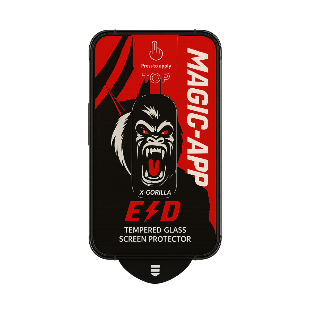 iPhone 17 Pro Panzerglas – MAGIC-APP X-Gorilla Full-Cover Schutzglas