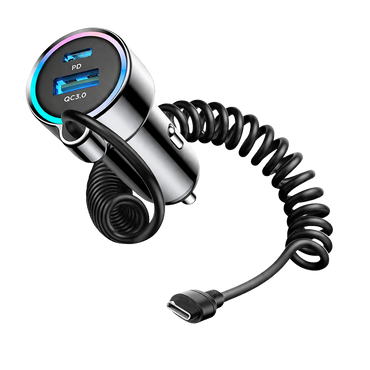 Original JOYROOM 90W 3-in-1 Auto Ladegerät mit USB-C Schnellladung