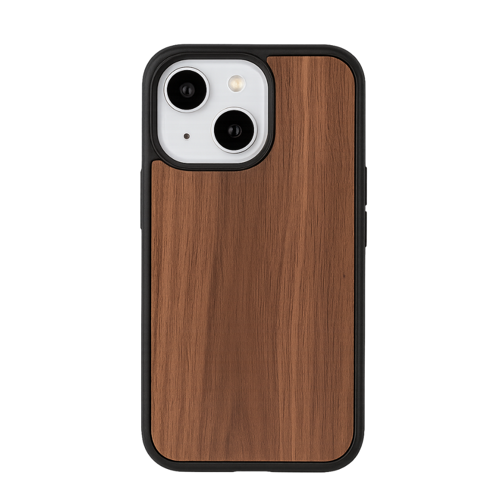 iPhone 15 Hülle im Holzdesign – Slim Schutzcase mit stoßfestem Rahmen