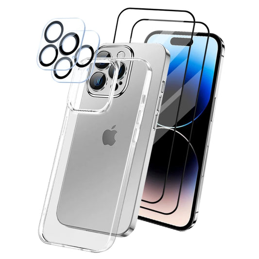 Panzerglas Schutz 3in1 Set Iphone 16 Pro Max – Perfekter Schutz für Display und Kamera