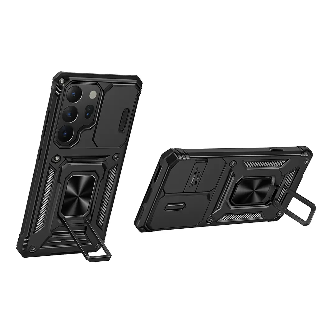 Robuste Handyhülle mit Kickstand für Samsung Galaxy S25 Ultra – TechXpress